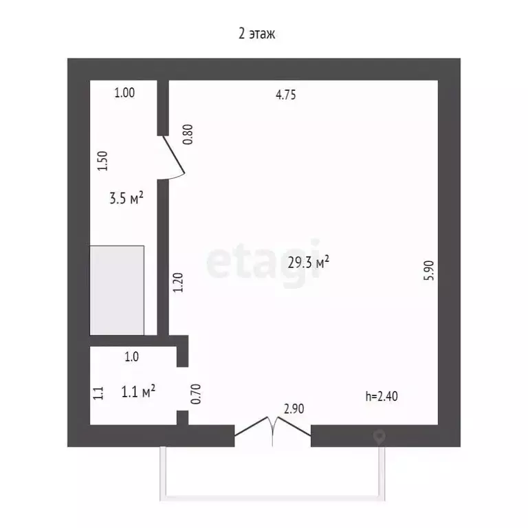 2-к кв. Крым, Феодосия ш. Керченское, 76 (67.4 м) - Фото 2