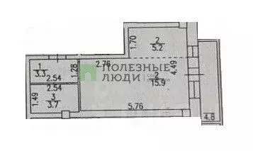 Студия Кировская область, Киров ул. Ленина, 184к5 (28.1 м) - Фото 1