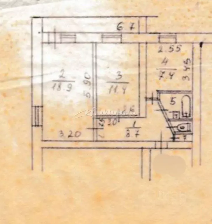 2-к кв. Крым, Алушта муниципальный округ, Партенит пгт ул. Победы, 8 ... - Фото 2
