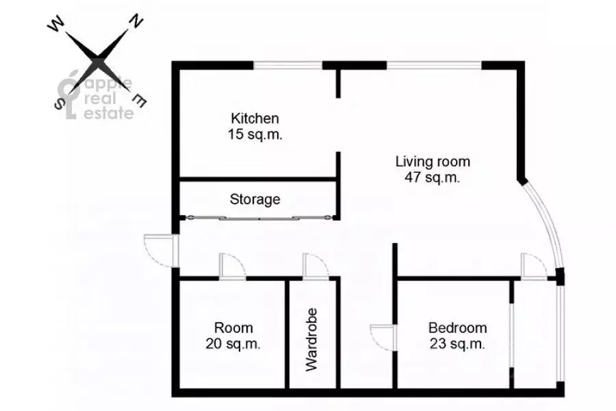 3-к кв. Москва 3-я Красногвардейская ул., 3 (130.0 м) - Фото 2