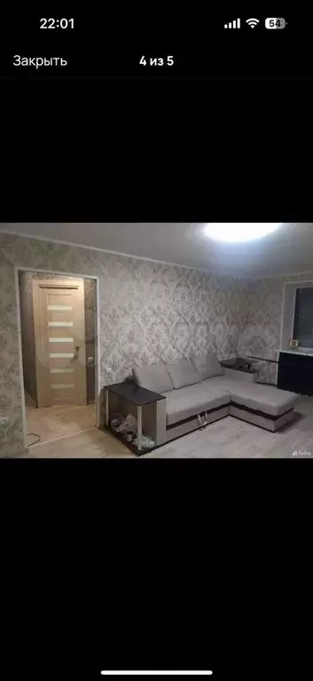 1-к. квартира, 31,3 м, 4/4 эт. - Фото 0