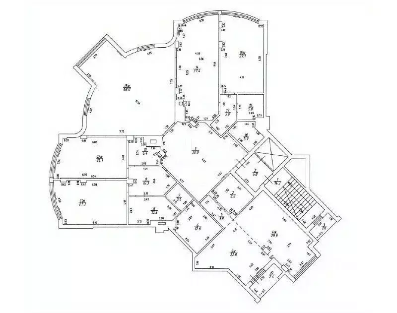 6-к кв. Калининградская область, Калининград Красная ул., 63А (354.7 ... - Фото 2