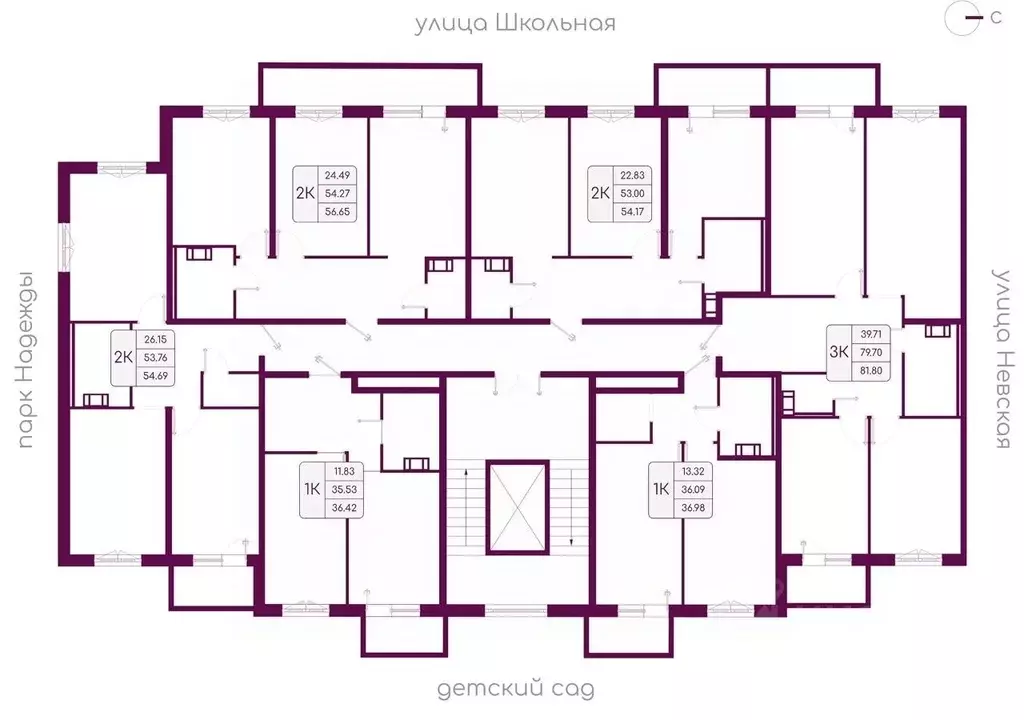 3-к кв. Ленинградская область, Всеволожский район, Дубровское ... - Фото 2