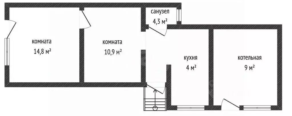 2-к кв. Краснодарский край, Новороссийск городской округ, с. Гайдук ... - Фото 2
