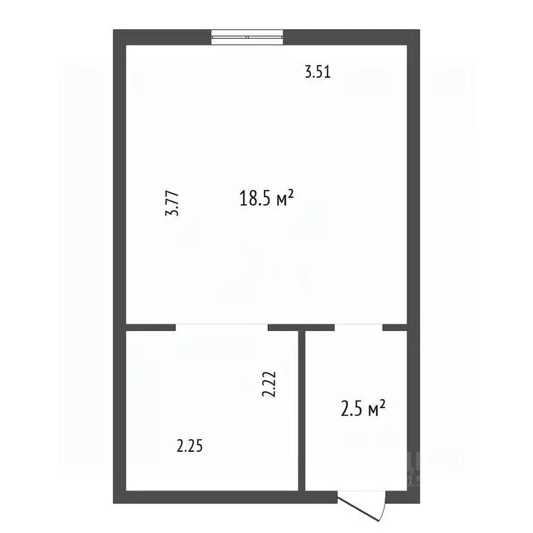 Комната Санкт-Петербург Старорусская ул., 5/3 (21.0 м) - Фото 2