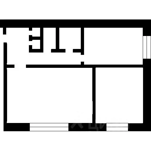 2-к кв. Татарстан, Казань ул. Железнодорожников, 19а (48.6 м) - Фото 1