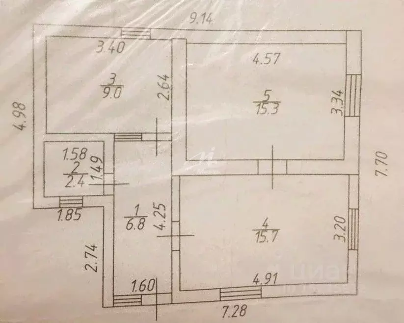 Дом в Севастополь Строитель-1 садовое товарищество, 30 (49 м) - Фото 2