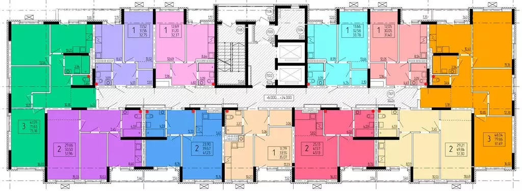 3-комнатная квартира: Уфа, улица Михаила Зайцева, 4 (81.3 м) - Фото 2