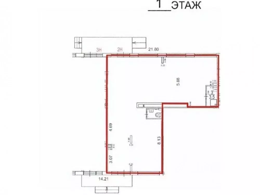 Торговая площадь в Москва ул. Введенского, 13в (144 м) - Фото 1