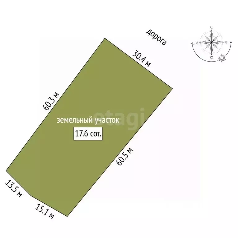 Участок в Ленинградская область, Тосненский район, Ульяновское ... - Фото 2