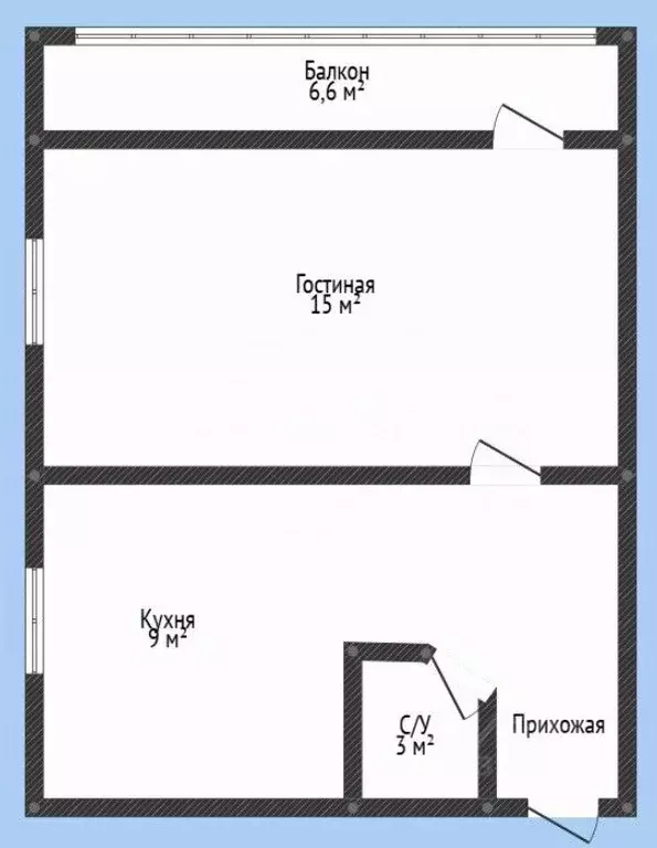1-к кв. Дагестан, Махачкала ул. Учительская, 9к1 (35.0 м) - Фото 2