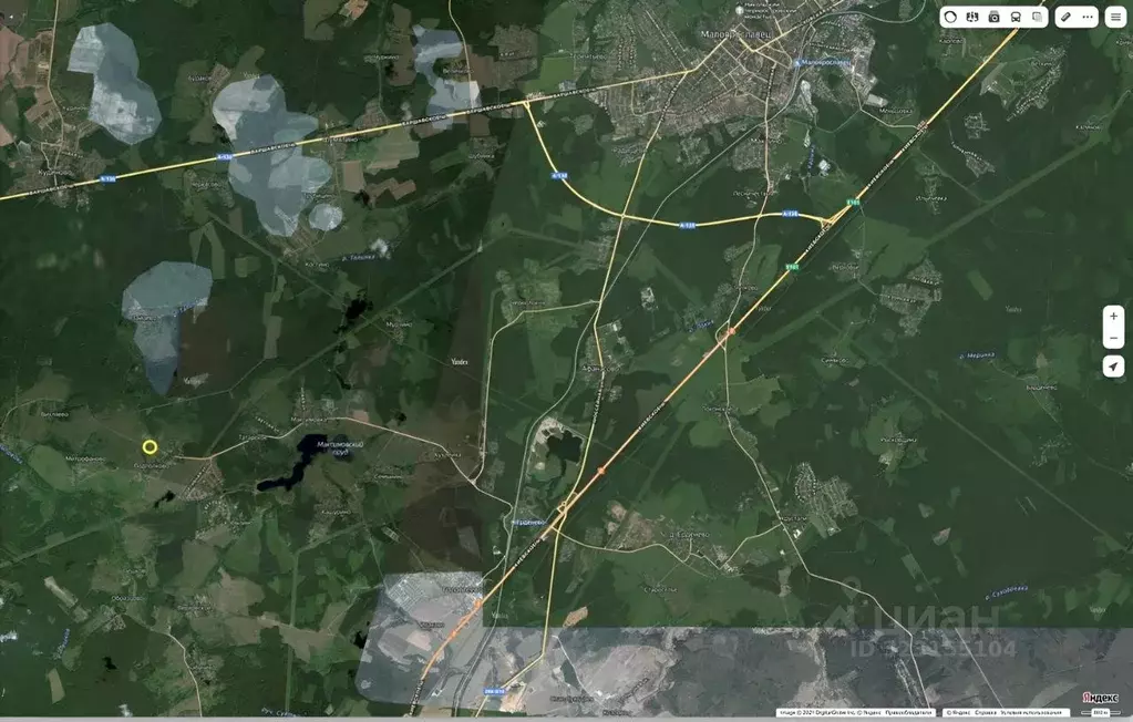 Участок в Калужская область, Малоярославецкий муниципальный округ, ... - Фото 2