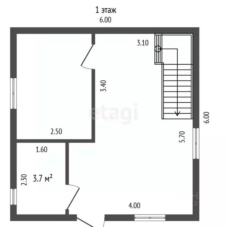 Дом в Московская область, Коломна Яблонька СНТ, 98 (72 м) - Фото 2