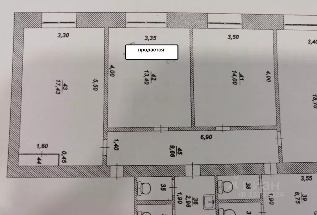 Комната Ульяновская область, Димитровград Московская ул., 68 (13.4 м) - Фото 2