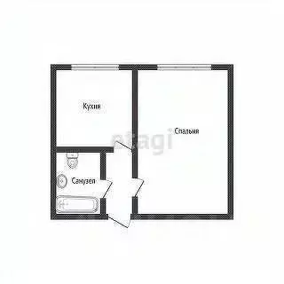 2-к кв. Курская область, Курск ул. Менделеева, 41 (44.4 м) - Фото 1