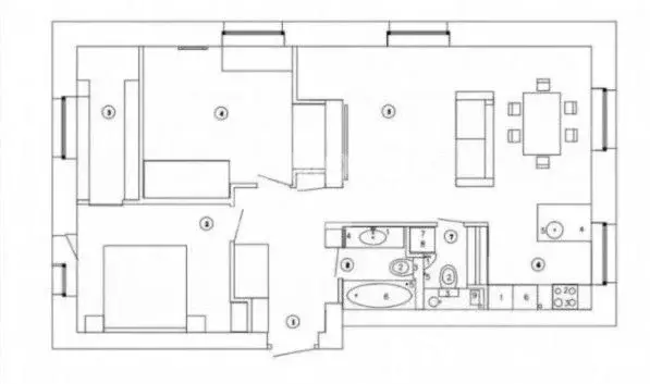 3-к кв. Санкт-Петербург ул. Стахановцев, 6/8 (76.3 м) - Фото 1