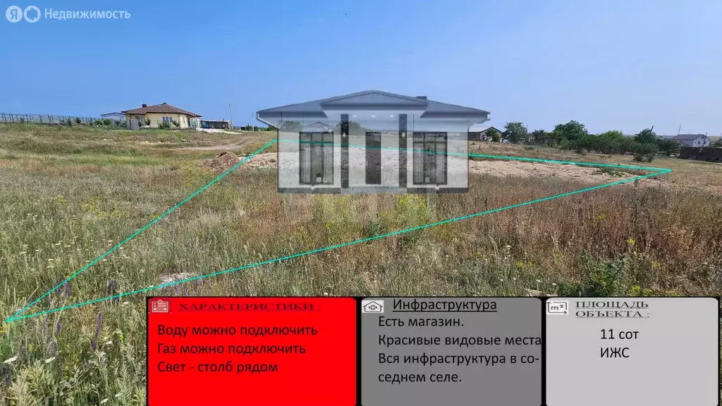 Участок в Перовское сельское поселение, село Ключи, Крымская улица ... - Фото 0