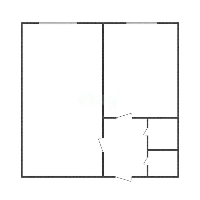 1-к кв. Белгородская область, Губкин ул. Кирова, 69А (36.1 м) - Фото 1