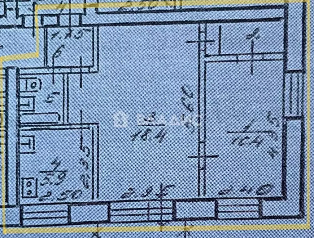 2-к кв. Коми, Сыктывкар ул. Карла Маркса, 228 (42.2 м) - Фото 1