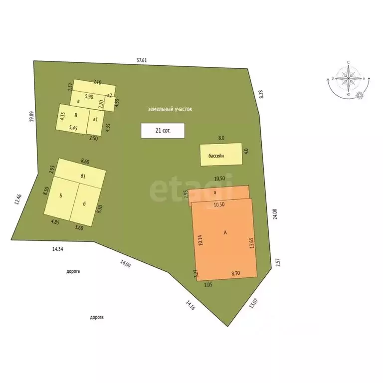 Дом в Севастополь Севастопольская зона ЮБК кв-л, 53/46 (728 м) - Фото 2