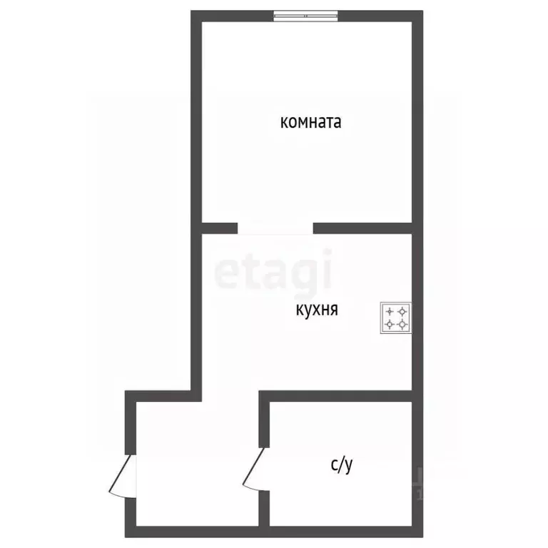 1-к кв. Владимирская область, Ковров ул. Строителей, 41/1 (39.7 м) - Фото 1