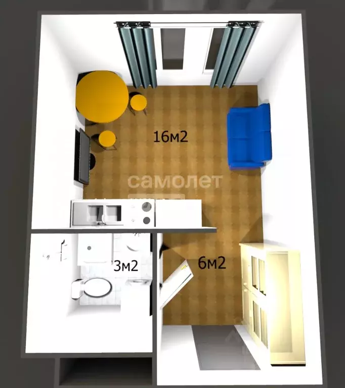 Студия Московская область, Ленинский городской округ, д. Коробово ул. ... - Фото 2