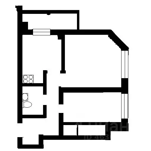 2-к кв. Челябинская область, Челябинск ул. Свободы, 77 (72.3 м) - Фото 2
