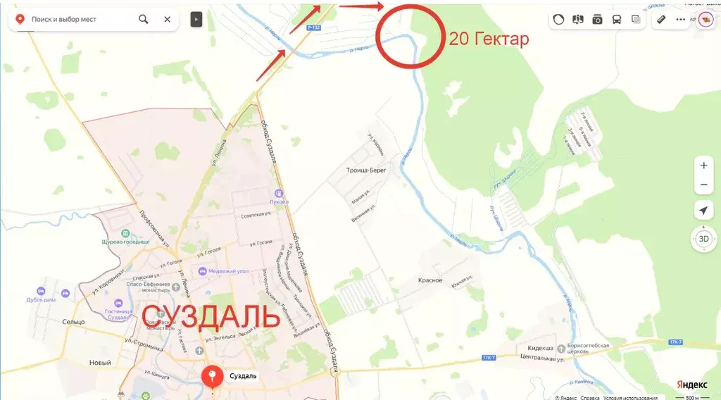 Участок в Владимирская область, Суздальский район, Селецкое ... - Фото 2