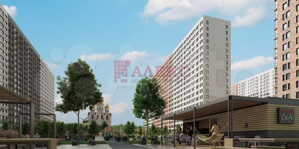 1-к. квартира, 36,1 м, 13/18 эт. - Фото 1