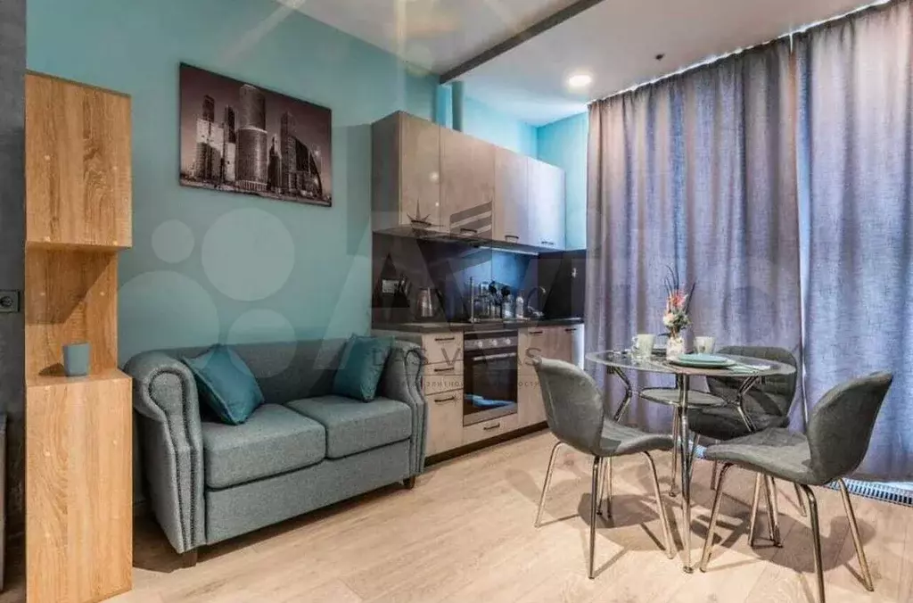 Квартира-студия, 33 м, 14/15 эт. - Фото 1
