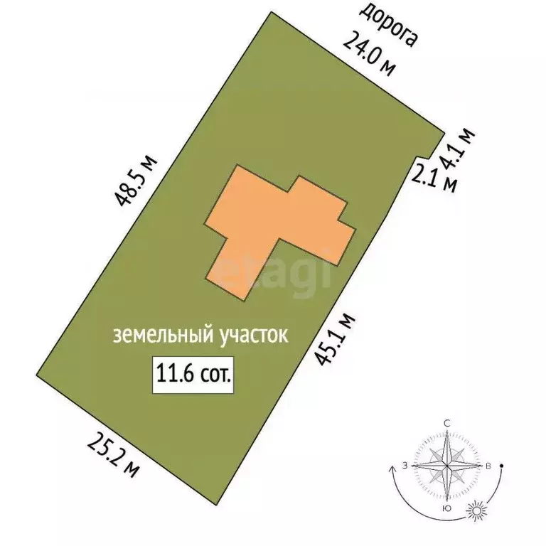 Участок в Архангельская область, Архангельск пос. 2-го Лесозавода, ул. ... - Фото 2