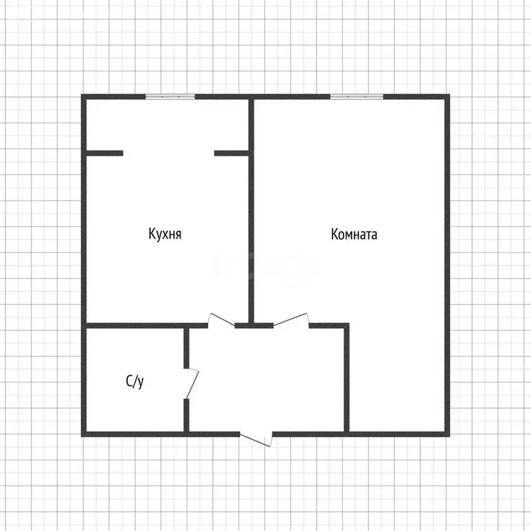 1-комнатная квартира: Белгородская область, рабочий посёлок Ивня, ... - Фото 1