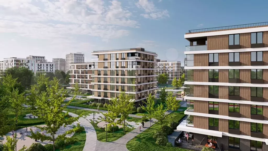 2-к. квартира, 39,6 м, 7/8 эт. - Фото 1