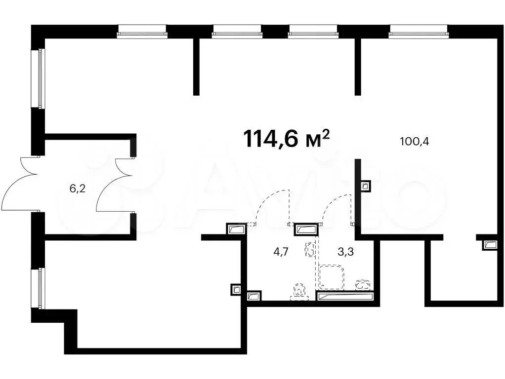 Продам помещение свободного назначения, 114.6 м - Фото 0