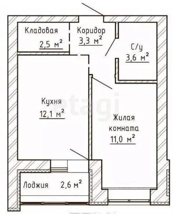 1-к кв. Самарская область, Тольятти Елки Парк жилой комплекс (34.0 м) - Фото 1