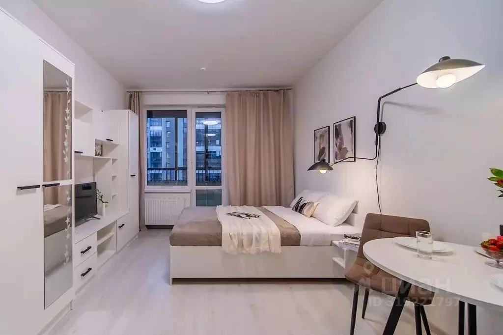 Студия Санкт-Петербург аллея Арцеуловская, 17 (25.0 м) - Фото 0