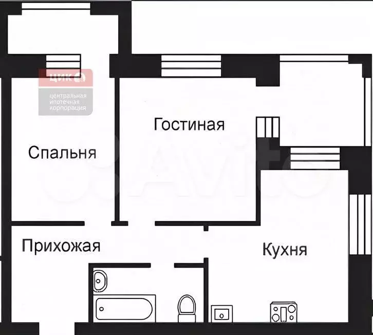 2-к. квартира, 67,2 м, 8/10 эт. - Фото 0