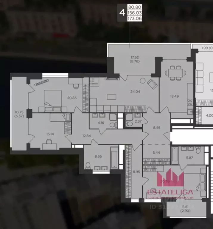 4-к кв. Москва ул. Виктора Маслова, 2 (173.0 м) - Фото 1