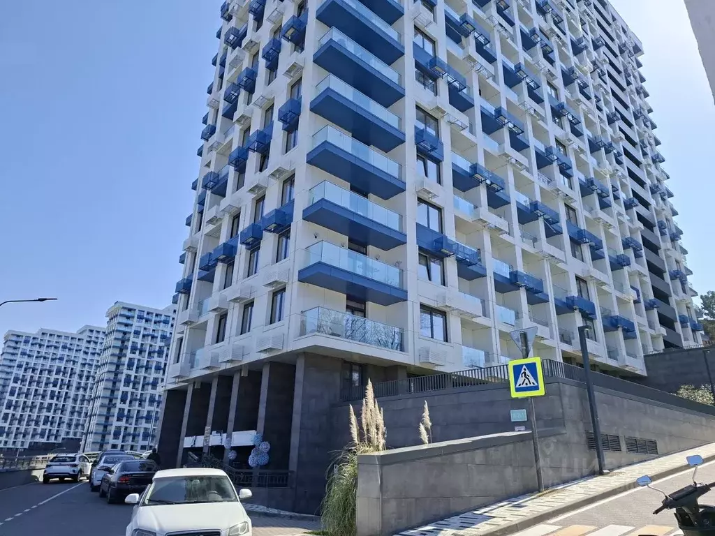 Студия Краснодарский край, Сочи Бытха мкр, ул. Ясногорская, 16/2к1 ... - Фото 1