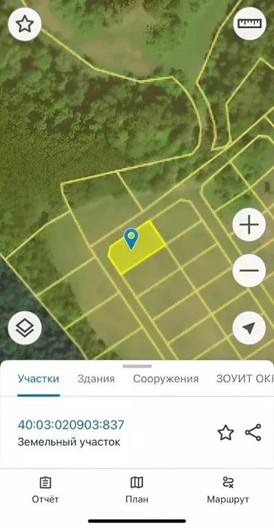 Участок в Калужская область, Боровский муниципальный округ, У реки кп  ... - Фото 2