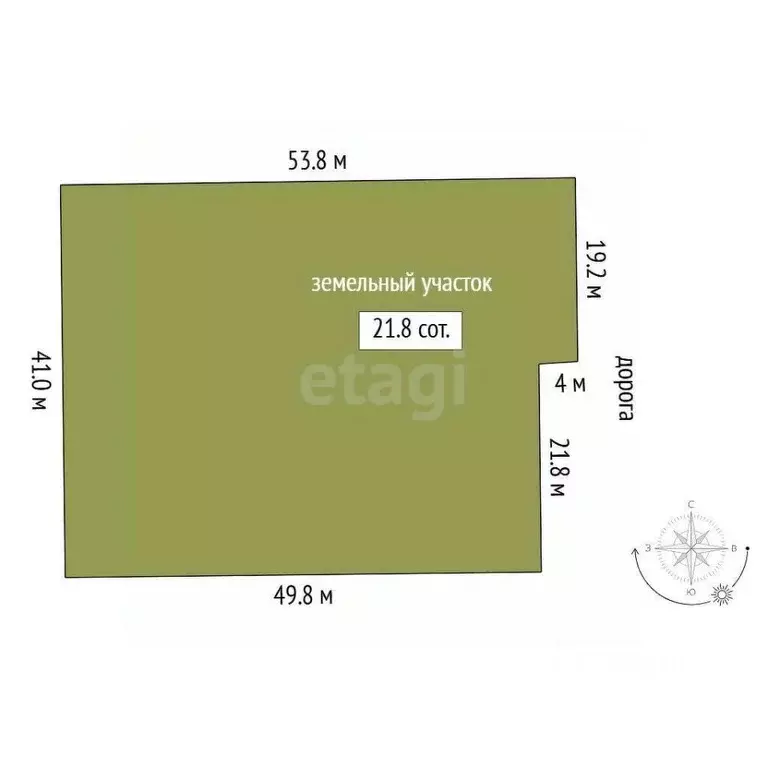 Участок в Тюменская область, Тюменский муниципальный округ, ... - Фото 2