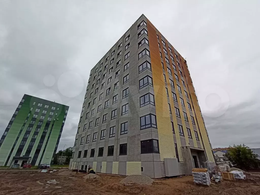 1-к. квартира, 37,8 м, 6/9 эт. - Фото 0