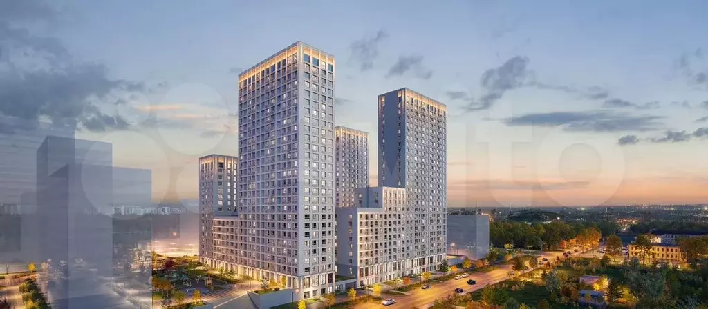 1-к. квартира, 34,5 м, 4/11 эт. - Фото 1