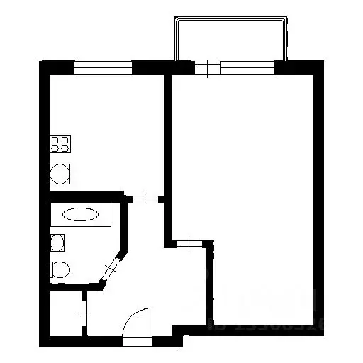 1-к кв. Новосибирская область, Новосибирск ул. Куприна, 30 (30.0 м) - Фото 1