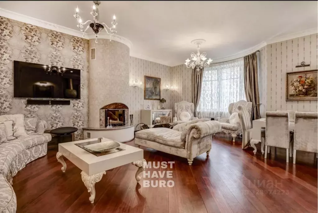 4-к кв. Москва Трубниковский пер., 30С1 (143.1 м) - Фото 1