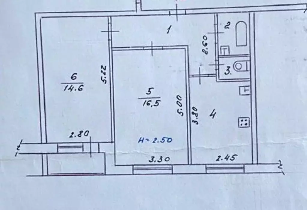 2-к кв. Волгоградская область, Волгоград Елецкая ул., 3 (52.7 м) - Фото 2