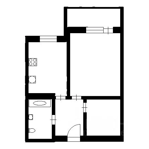2-к кв. Московская область, Балашиха Гагарина мкр, 29 (45.8 м) - Фото 2