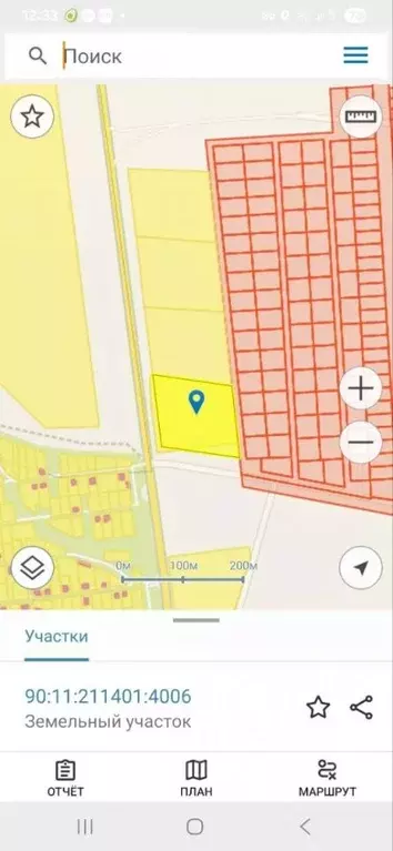 Участок в Крым, Сакский район, Суворовское с/пос, с. Великое  (13000.0 ... - Фото 2