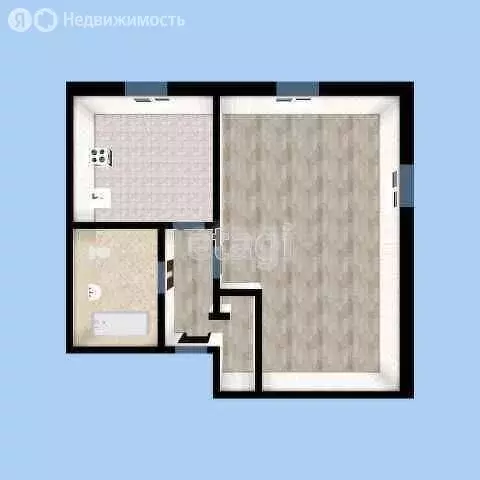 1-комнатная квартира: Омск, микрорайон Крутая Горка, Российская улица, ... - Фото 0