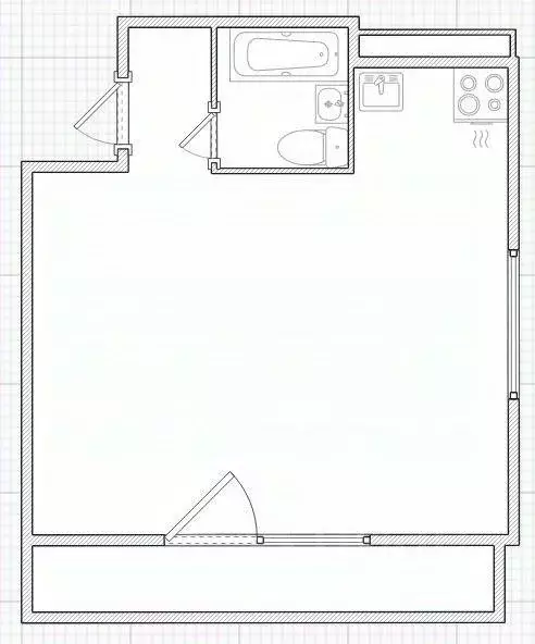 Квартира, студия, 42 м - Фото 0